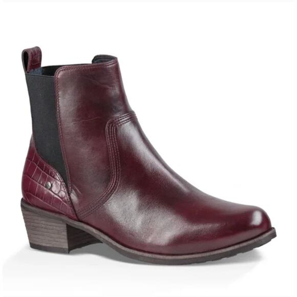 NIB UGG Keller Croco Chelsea Boots Sz 6 - Picture 1 of 8